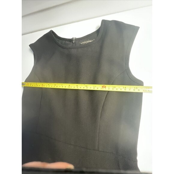 Banana Republic Black Dress Short Sleeve Sheath Size 0 Lined - Picture 4 of 8